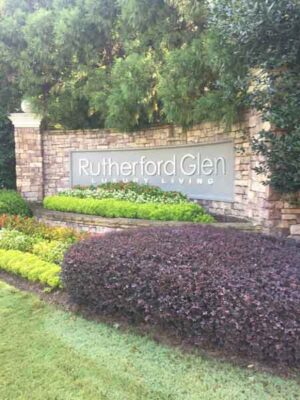 CNC Routed Letters Community Entrance Sign Monument