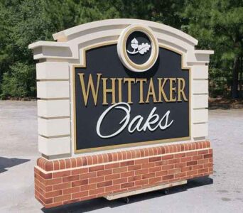 Custom Neighborhood Entrance Sign Costs