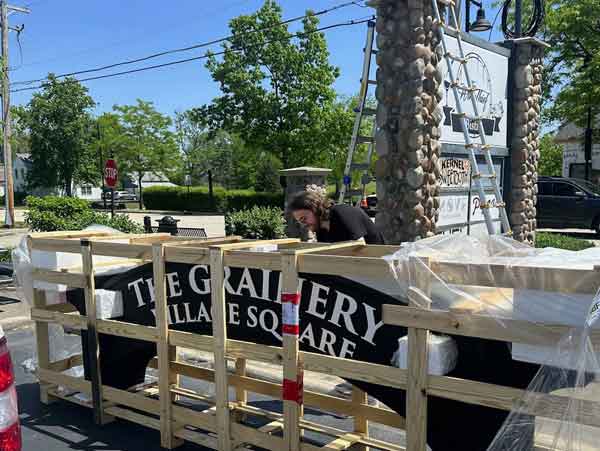 Grainery Arch Delivered In Crate Freight