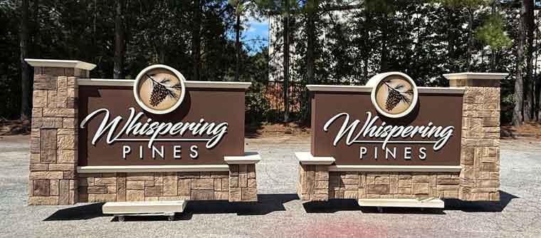 National Property Developer Property Entrance Sign Monuments