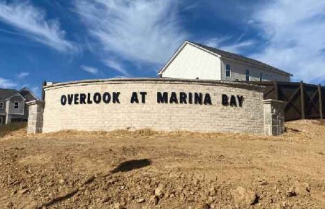 Overlook at Marina Bay Community Sign Monument