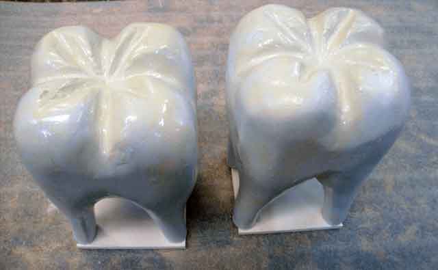 3-D Teeth - HDU Hand Carved Post Tops