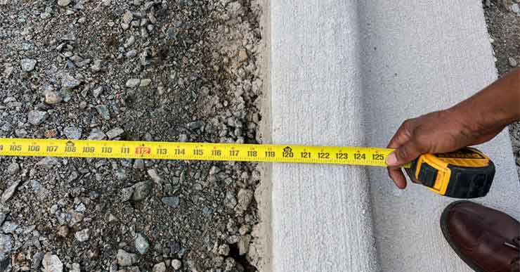 Sign Setback Measurement