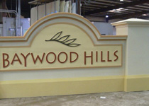 Baywood Hills Entrance Sign Monument