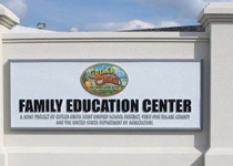 Family Education Center Sign Monument