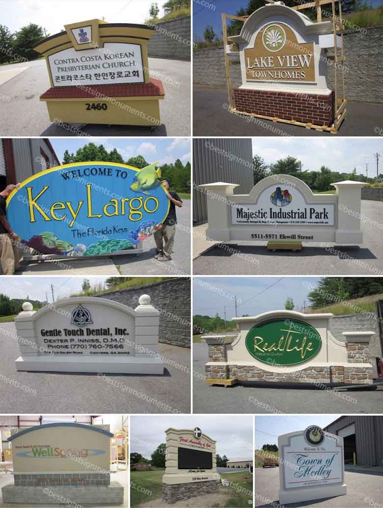 Best Sign Collage 14 - BestSignMonuments.com