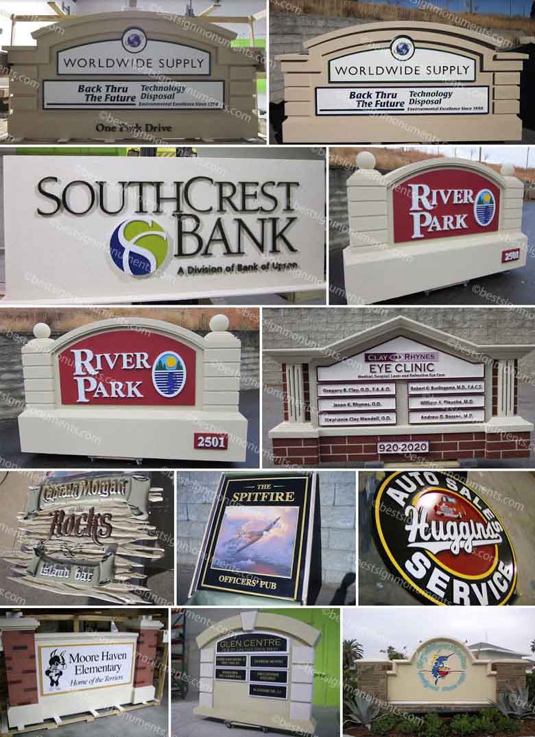 Best Sign Collage 16 - BestSignMonuments.com