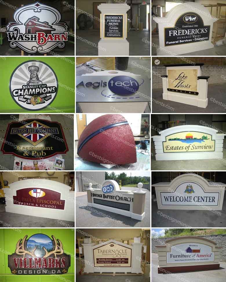 Best Sign Collage 17 - BestSignMonuments.com