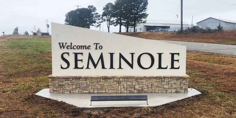 City Entrance Signs Installed - City of Seminole, OK City Entrance Signs Installed - City of Seminole, OK