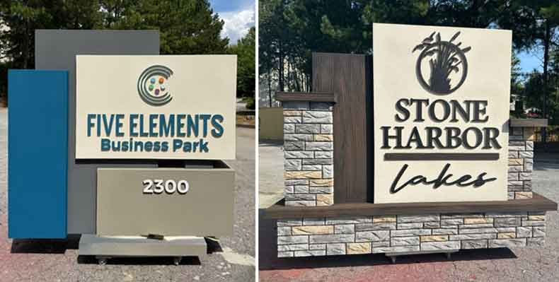 Modern Sign Monument Designs.