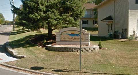 Custom Sign Monument Design Estates of Sunview Google Earth Street View